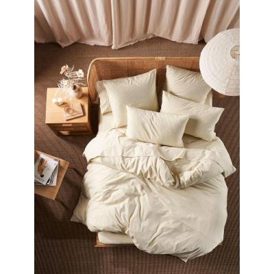 Linen House Springsteen Quilt Cover Set | Single | Stone