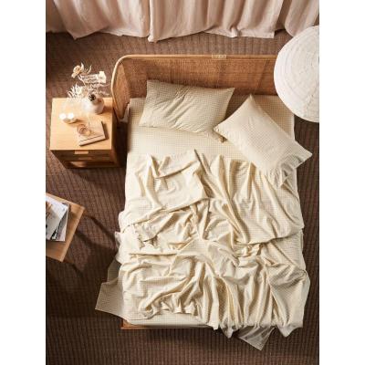 Linen House Springsteen Sheet Set | King | Stone 