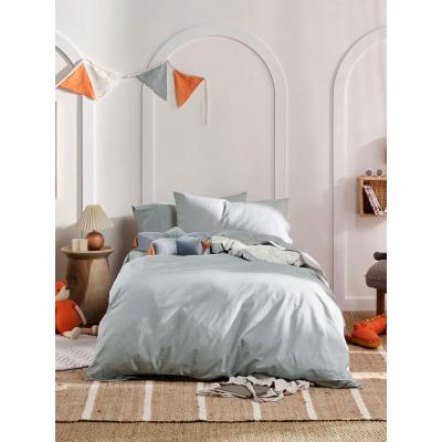 Linen House Smiles All Round Quilt Cover Set | Double | Sugar-Smoke