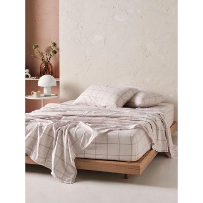 Linen House Morella Flannelette Sheet Set | Single | Dusk