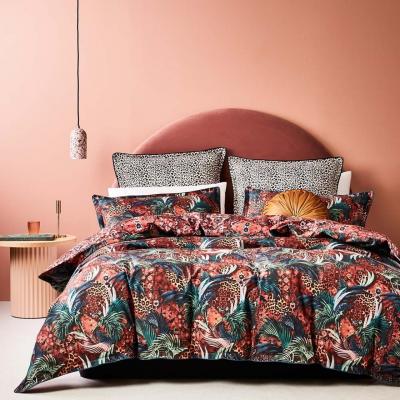Logan & Mason Casablanca Quilt Cover Set | Queen Bed | Red 