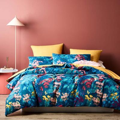 Logan & Mason Amazon Quilt Cover Set | Queen Bed | Teal