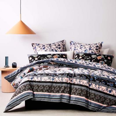 Logan & Mason Folktown Quilt Cover Set | King Bed | Night
