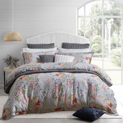 Private Collection Yasmine Quilt Cover Set | Super King | Silver