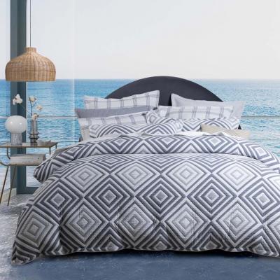 Private Collection Lambert Quilt Cover Set | Queen Bed | Ink