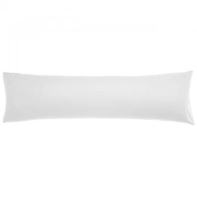 Logan & Mason 300TC Cotton Percale Body Pillowcase | White