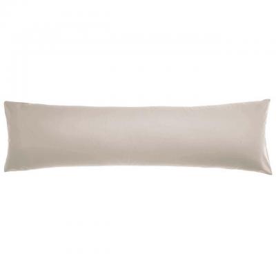 Logan & Mason 300TC Cotton Percale Body Pillowcase | Stone 