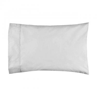 Logan & Mason 300TC Cotton Percale Standard Pillowcase Pair | 2 Pack | Silver