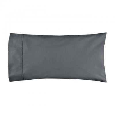 Logan & Mason 300TC Cotton Percale Standard Pillowcase Pair | 2 Pack | Charcoal