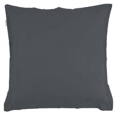 Logan & Mason 300TC Cotton Percale European Pillowcase | Charcoal