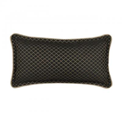 Davinci Lancaster Black Long Filled Cushion