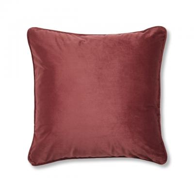 Logan & Mason Amelia Square Filled Cushion | Burgundy 