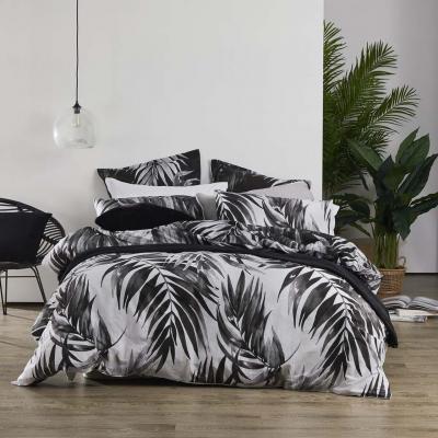 Logan & Mason Cayman Quilt Cover Set | Single Bed | Charcoal