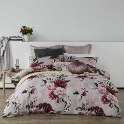 Logan & Mason Cherub Quilt Cover Set | Single Bed | Rose