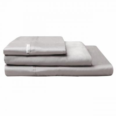 Logan & Mason Sheet Set 400TC | Double Bed | Pewter