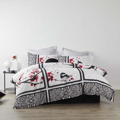 Logan & Mason Noto Quilt Cover Set | Super King | White 