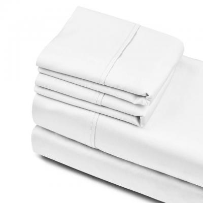 Private Collection 750TC Cotton Sateen Sheet Set | Queen Bed | White