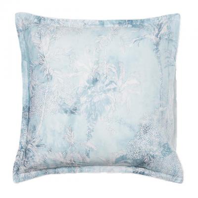 Platinum Logan & Mason Loto European Pillowcase | Duck Egg 