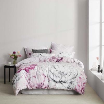 Logan & Mason Sassie Quilt Cover Set | Super King | Pink