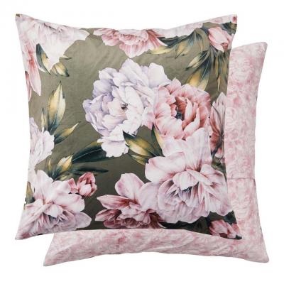 Platinum Logan & Mason Camilla European Pillowcase | Olive