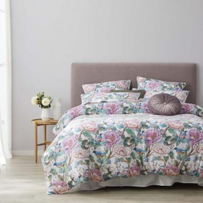 Platinum Logan & Mason Tea Party Quilt Cover Set | Queen Bed | Bloom