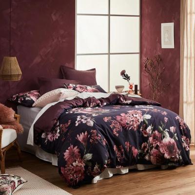 Logan & Mason Ari Navy Cover Set | Queen Bed | Navy