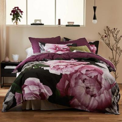 Logan & Mason Pipa Quilt Cover Set | Super King Bed | Rose