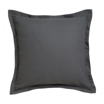 Platinum Logan & Mason Ascot European Pillowcase | Granite