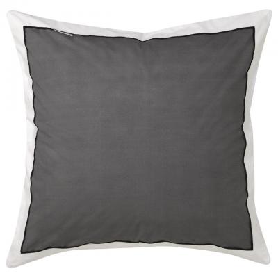 Logan & Mason Essex European Pillowcase | Charcoal 