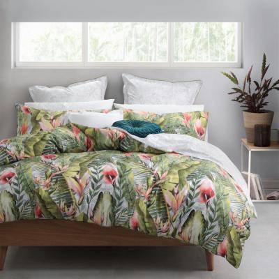 Logan & Mason Kalena Quilt Cover Set | Queen Bed | Olive