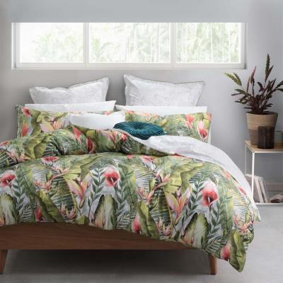 Logan & Mason Kalena Quilt Cover Set | Super King | Olive