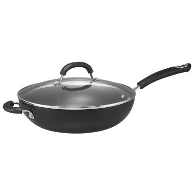 Circulon Total Hard Anodised Covered Stirfry Wok | 30cm 