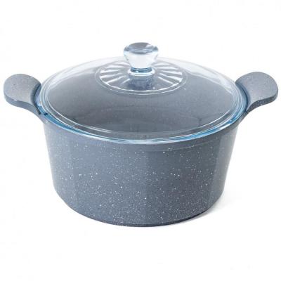 Neoflam Marble Casserole Induction with Glass Lid 24cm 