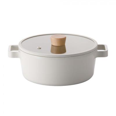 Neoflam Australia Fika Stockpot Induction with Silicone Rim Glass Lid | 22cm
