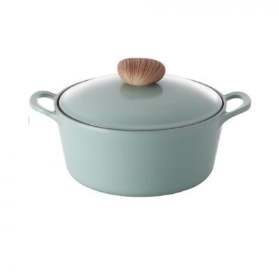 Neoflam Retro Casserole Induction with Die-Casted Lid 22cm | Green 