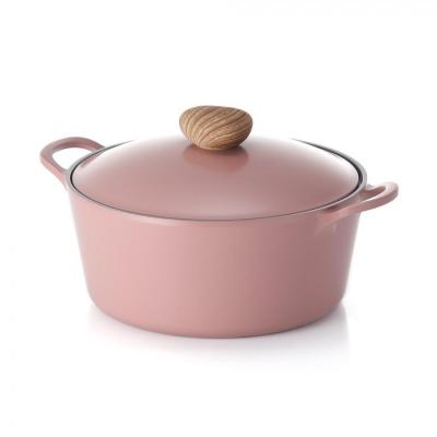Neoflam Australia Retro Casserole Pink Demer Induction with Die-Casted Lid | 26cm/5.5L