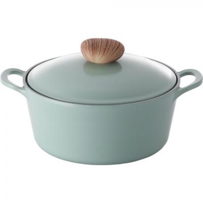 Neoflam Retro Casserole 5.5L Induction with Die-Casted Lid 26cm | Green