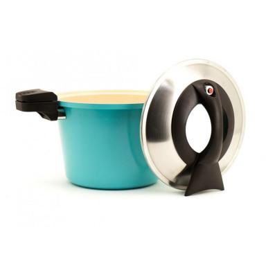 Neoflam Retro Low Pressure Deep Casserole with Stainless Lid Induction Heat 26cm  