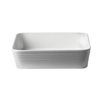 Royal Doulton Maze White Large Square Roaster | 25cm