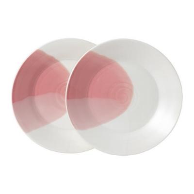 Royal Doulton Signature 1815 Plate Set 2 | 16cm | Coral