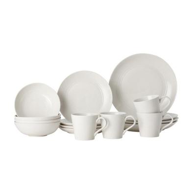 Royal Doulton Gordon Ramsay Maze 16 Piece Dinner Ware Set | White 