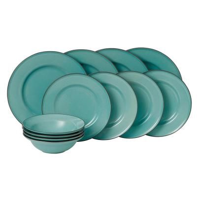 Royal Doulton Gordon Ramsay Union Street Cafe Blue 12 Piece Set