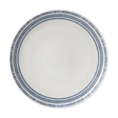 Royal Doulton ED Ellen DeGeneres Plate 28cm | Cobalt Blue Chevron