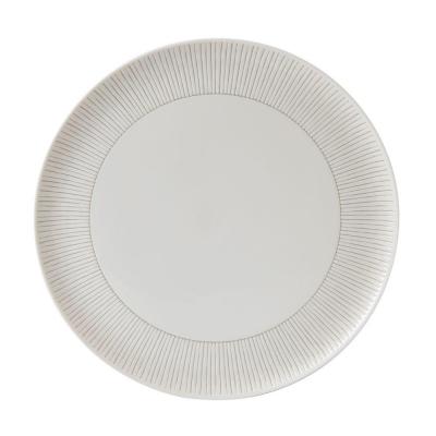 Royal Doulton ED Ellen DeGeneres Platter 32cm Taupe Stripe