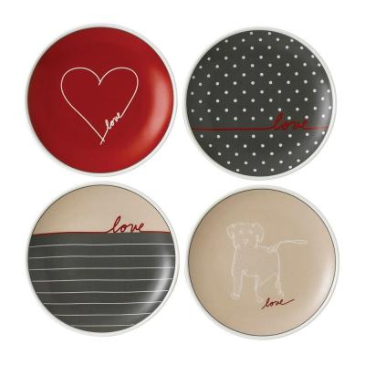 Royal Doulton ED Ellen DeGeneres collection - Plate 16cm Signature Set of 4