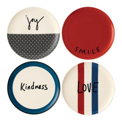Royal Doulton ED Ellen DeGeneres collection - Plate 21cm Joy Set of 4