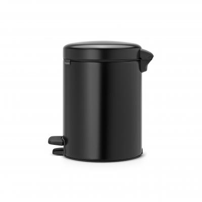 Brabantia Pedal Bin NewIcon 5 Litre | Matte Black