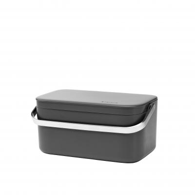Brabantia Food Waste Caddy | Dark Grey