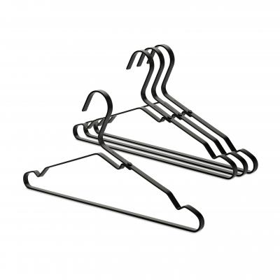 Brabantia Aluminum Clothes Hanger Set o f 4 | Black