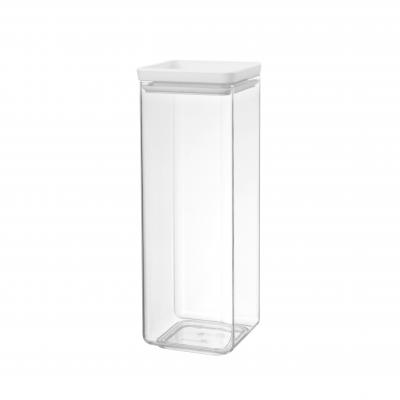 Brabantia Stackable Square Canister 2.5L Light Grey Lid